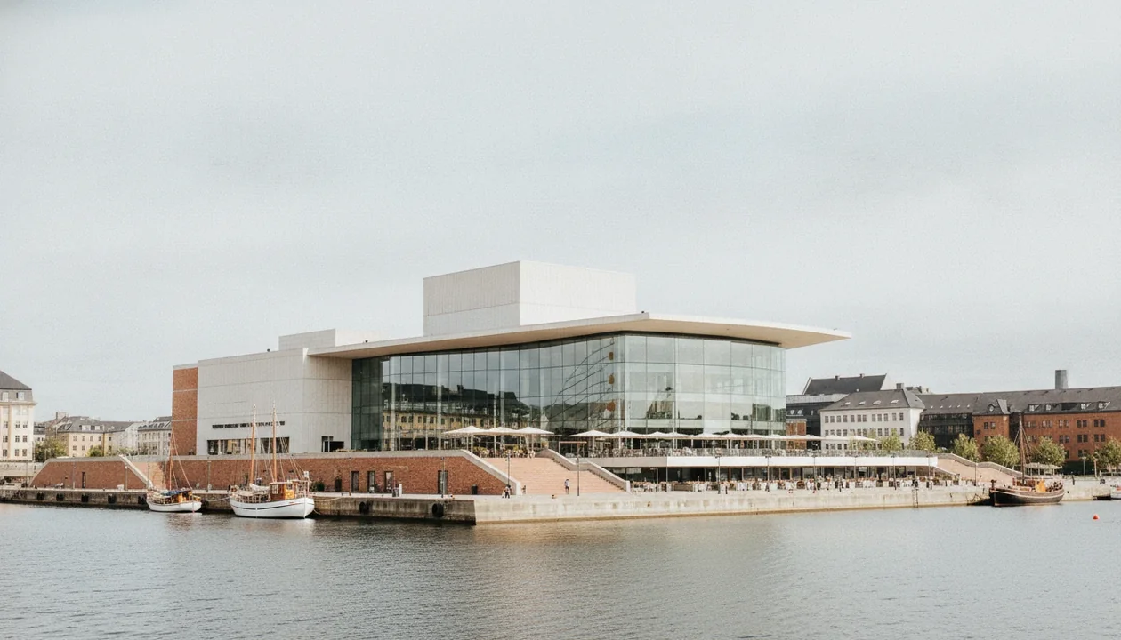 Copenhagen Opera House on the harbour